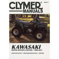 Kawasaki Bayou KLF220 KLF250 (1988-2011) Quad Reparaturhandbuch Clymer