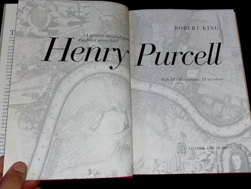 Henry Purcell by Robert King SIGNED COPY Baroque music composer history HBDJ - Picture 4 of 9