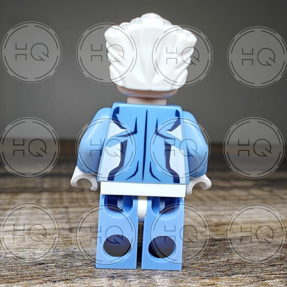 **NEW** 100% LEGO Quicksilver X-Men Marvel Minifigure - Image 3 of 4