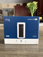Ring Spotlight Cam Pro Newest Model, 2nd Gen, 4K, White, Plug-In New, In Hand