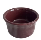 Fiesta Ramekin bowl dessert Replacement Cinnabar retired color 4"