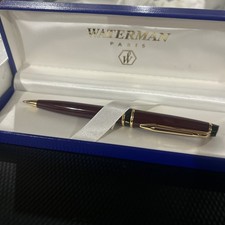 WATERMAN Paris Ballpoint Pen, New In Box, Expert. Burgundy, Bourgogne