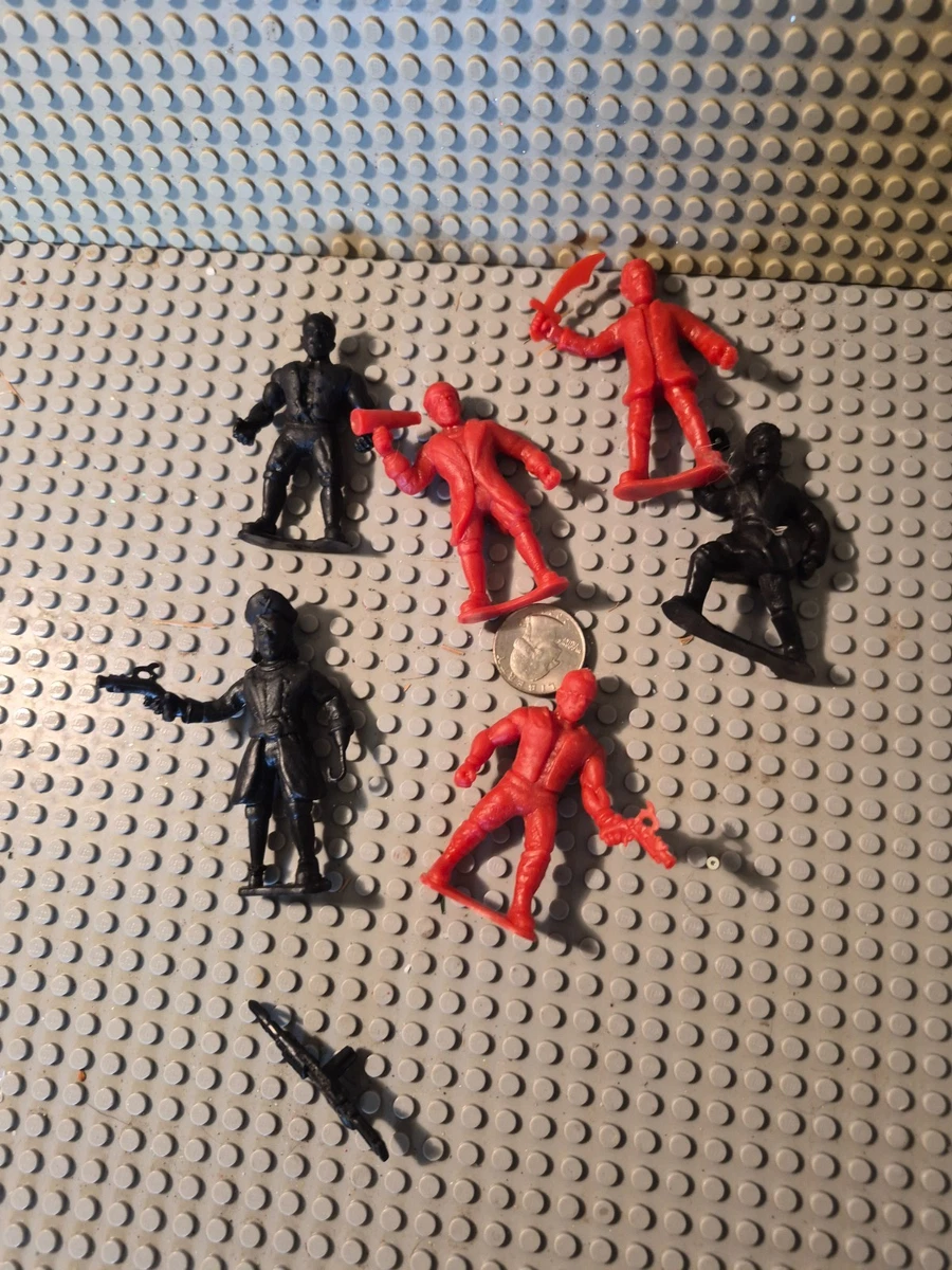 Lot De Figurines Pirates Vintage Cherilea - Soldats De Plastique - Reamsa Jecsan Pech