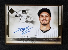 2020 Topps Transcendent Collection Variations 7/25 Nolan Arenado Auto 1y9