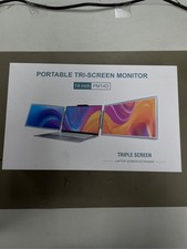 Laptop Screen Extender, 14'' FHD 1080P IPS Portable Monitor for Laptop, Triple S