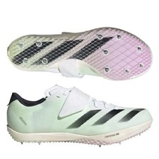 Adidas Adizero High Jump Track And Field Spikes  Green Spark ID7243 Mens Sz 10.5