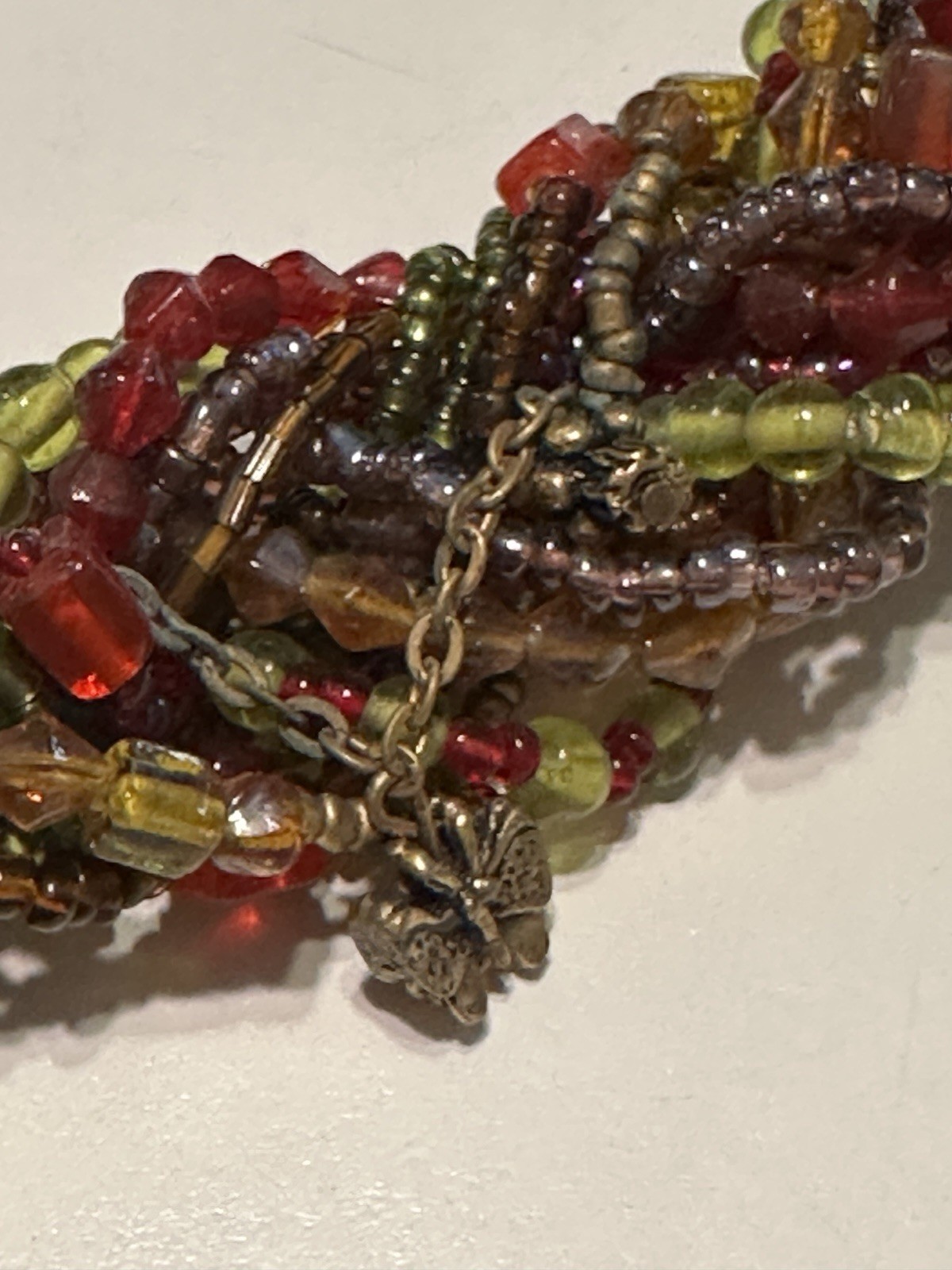 Chico's Multi Strand Twisted Bead  Statement Neck… - image 7