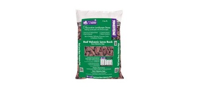 Pavestone 54341 0.5 Cu. Ft. Red Volcanic Rock, 19 Lb.