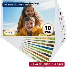 Magnetic Picture Frame, 10 Pcs Magnetic Picture Frames for Refrigerator 4x6, Mag