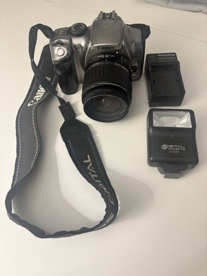 Canon EOS Digital Rebel DS6041 DSLR Camera 18-55mm Lens, Battery, Charger, Flash
