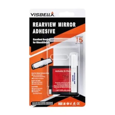 Rearview Mirror Adhesive Repair Kit Rear View Mirror Glue for Windshield Excelle