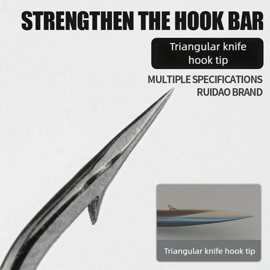 Gancho de cabeza de plantilla 10 piezas con ojo luminoso 3,5 g ~ 10 g para cebo blando agua salada agua dulce Foto 3 de 4