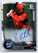 2016 Bowman - Chrome Prospect Autographs Rafael Bautista #CPA-RB (AU, RC)