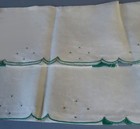 Antique 6-Pc ART DECO Ensemble MADEIRA Linen Runners Hand Embroidered Appliqued — photo 9