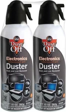 2 PACK COMPRESSED AIR DUSTER 10oz – Falcon Dust-Off Spray Cleaner for Electronic