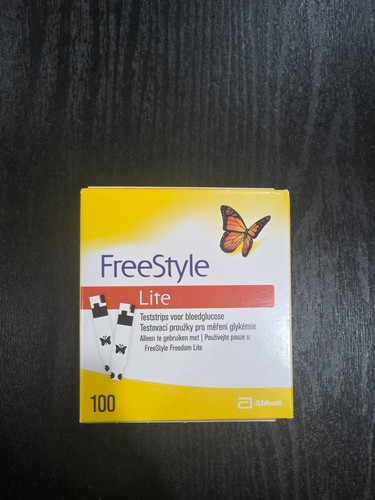100 Freestyle Lite Blutzucker Diabetiker Teststreifen Ablaufdatum 10/2026