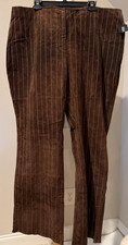 WILSONS LEATHER Womens Brown Gold Suede Leather Pants NWT - Sz 22