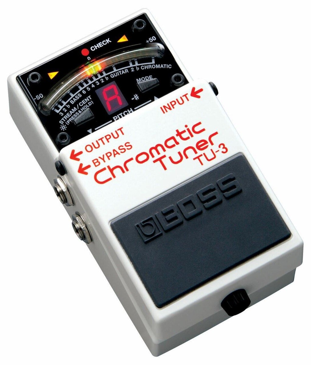 Boss TU-3 Chromatic Tuner Pedal with Power Supply for sale online