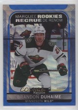 2021-22 O-Pee-Chee Platinum Marquee Rookies Blue Surge Brandon Duhaime #293 03uh
