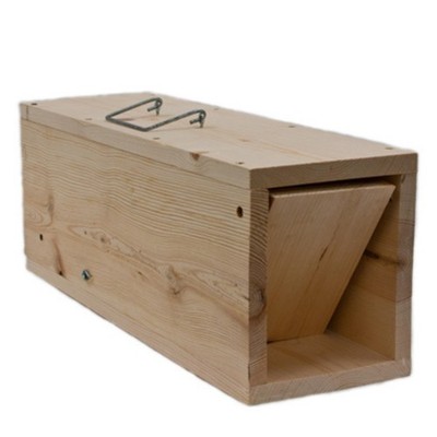 Wooden Rabbit Trap, 24'' Humane Live Capture Box Trap for Rabbits & Skunks   W...