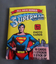 1 x Vintage Topps US DC Superman 1978 SEALED New Series Gum Card Wax Pack RARE!