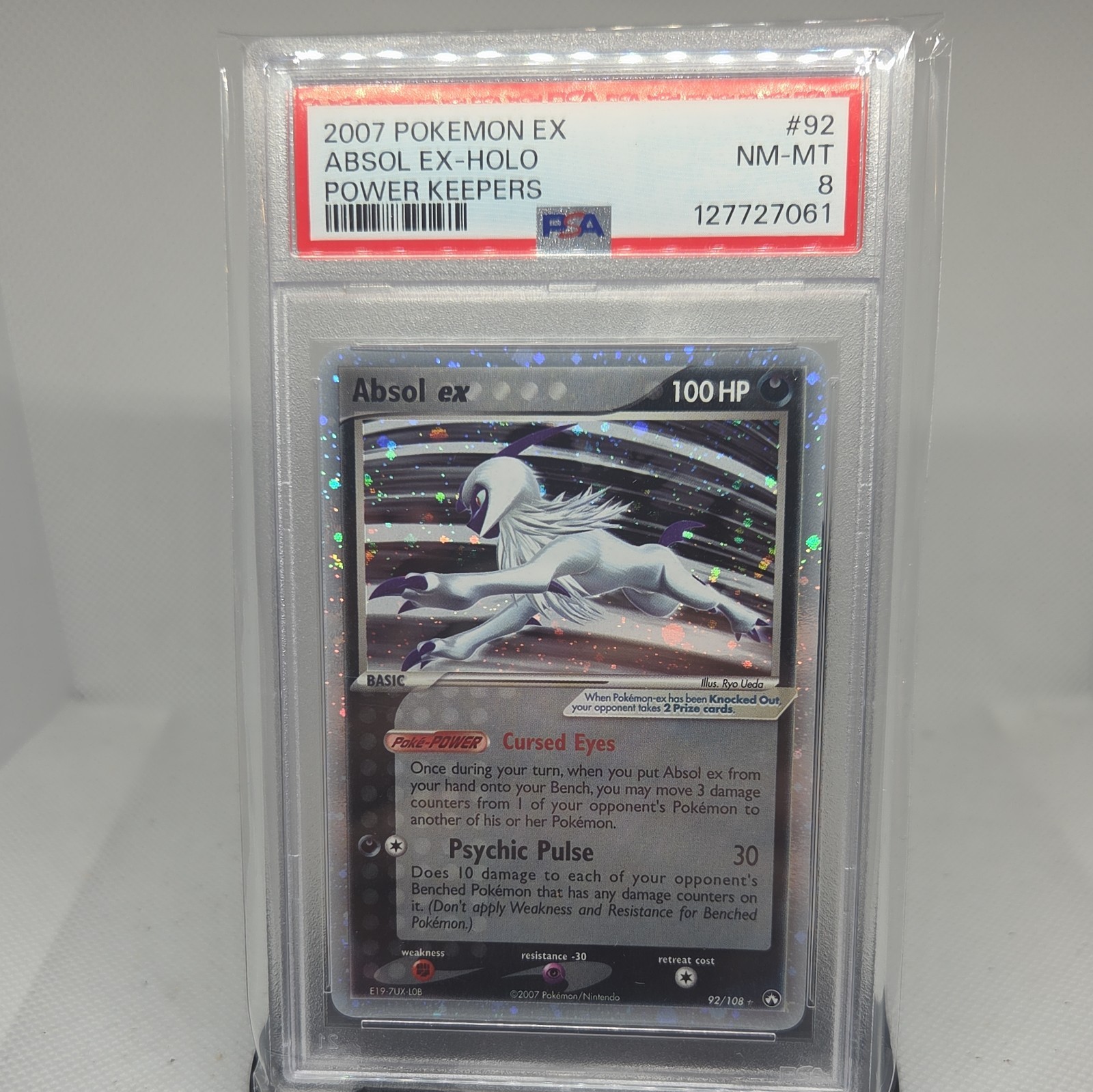 Absol Ex 92/108 Power Keepers Holo PSA 8 Gem Mint