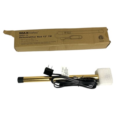 MAXSafes Gun Safe Dehumidifier Rod Dry Golden Rod - Easy Installation Plug-in...