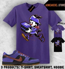 Shirt To Match SB Dunk Low Persian Violet Sneaker Matching Tee Sneakerhead Wakko