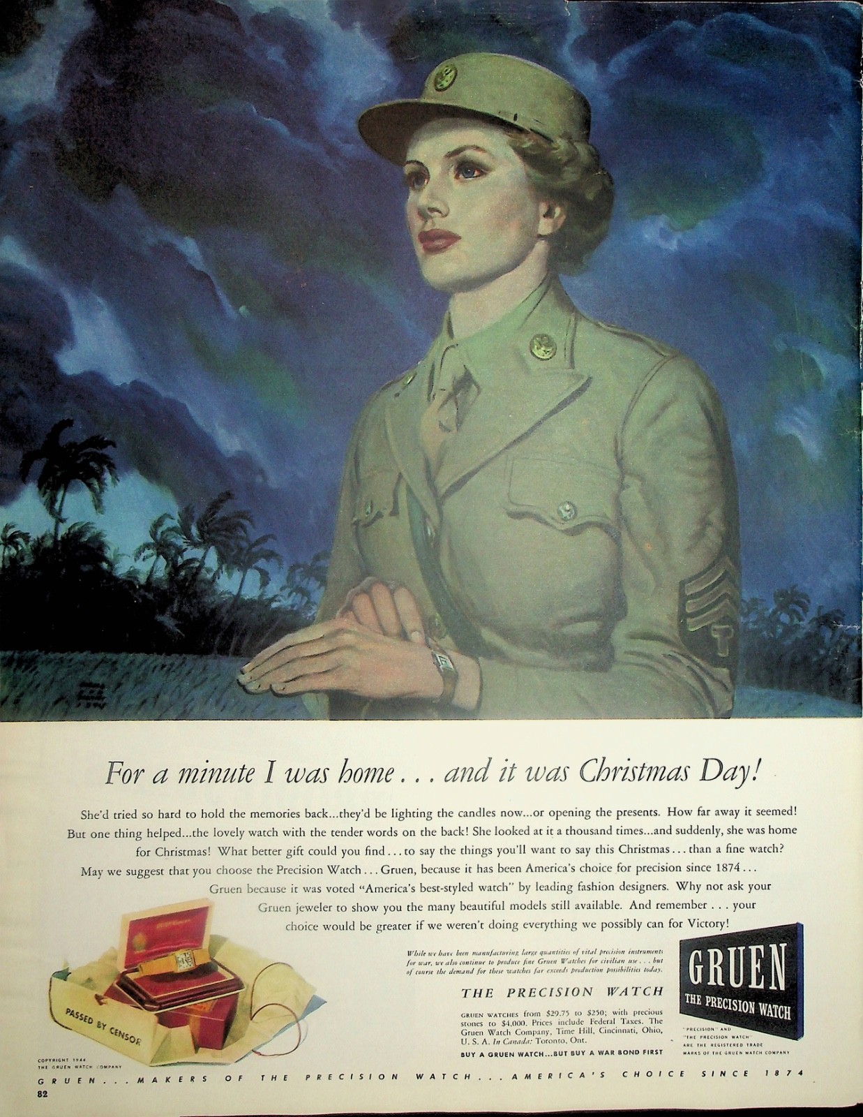 Разное Original 1944 Vintage Print Ad: