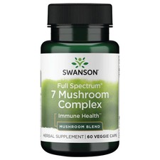 Swanson Full Spectrum 7 Mushroom Complex 60 Veggie Capsules
