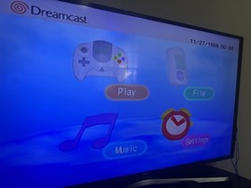 Sega Dreamcast HKT-3020 Console & Power Cord Only. Tested!