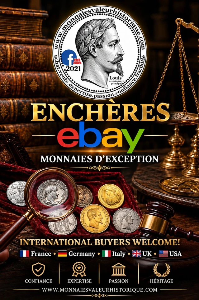 Argent, Or & Numismatique 💥 Enchères LIVE INTERNATIONAL BIDDERS N°25