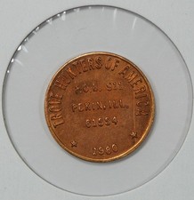 1980 Trove Hunters of America Pekin IL Token, Watch Design