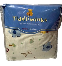 Tiddliwinks Safari Jungle Baby Crib Fitted Sheet New