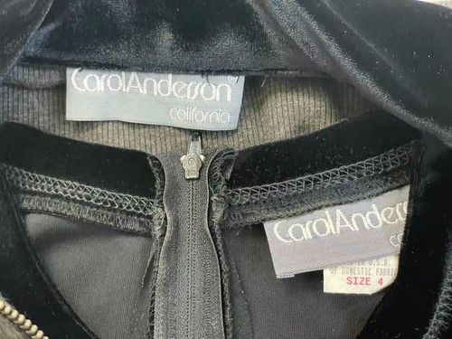 Set giacca e gonna minimalista vintage Carol Anderson California anni 90 lycra taglia 4 - Foto 6 di 14