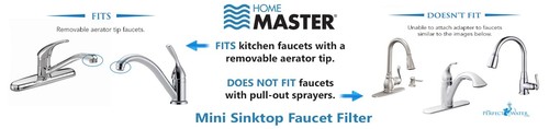 HM-MINI-Plus Countertop Faucet Filter, 750 Gallons Replaceable Filter, 1 Micr... - Picture 4 of 6