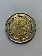 2 Euro Commemorative Coin Belgium 2009 10 Years