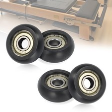 Roller Wheels For Aero Pilates Reformer Set of 4, Easy to Install, Smooth  Q...