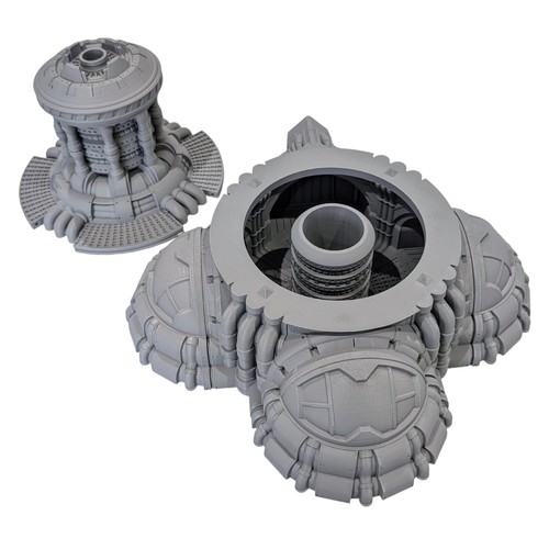 Kinforge Reactor - 28mm 3D Printed Squat Terrain for Tabletop Wargaming - Picture 6 of 7