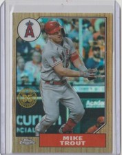 2022 Topps Chrome 35TH ANN. Mike Trout #87BC-1