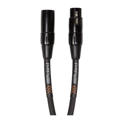 Roland Black Series 15' Microphone Cable, XLR Connectors #RMC-B15