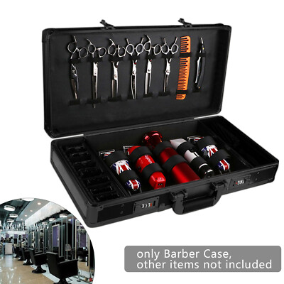Barber Travel Organizer Tool Box Case Schere Haarschneidemaschine Koffer Clipper