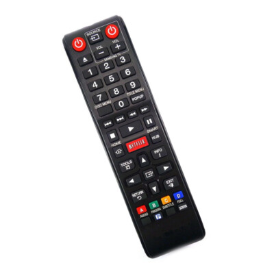 New Remote Control For Samsung BD-E5500 BD-E6100 BD-EM57 3D Blu-ray DVD Player
