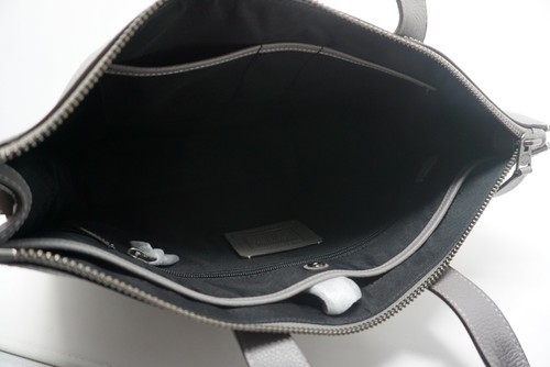 Coach Herren Metropolitan Pebble Leder meliert grau weich Aktentasche 32249 - Bild 10 von 12