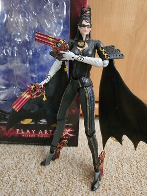 Bayonetta Figur. Play Arts, 2010 Release, Rarität, Sammlerfigur, Actionfigur