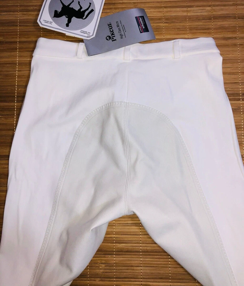 PIKEUR LUGANA Turnierreithose Damen Vollbesatz weiß Gr. 46 edel NEU %%% UVP149€