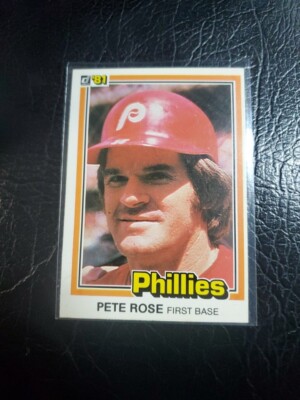 1981  Don Russ   Pete Rose   #371   Philadelphia Phillies