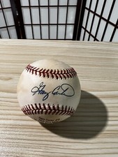 Gary Carter Signed Baseball Autograph JSA w/stats limited edition