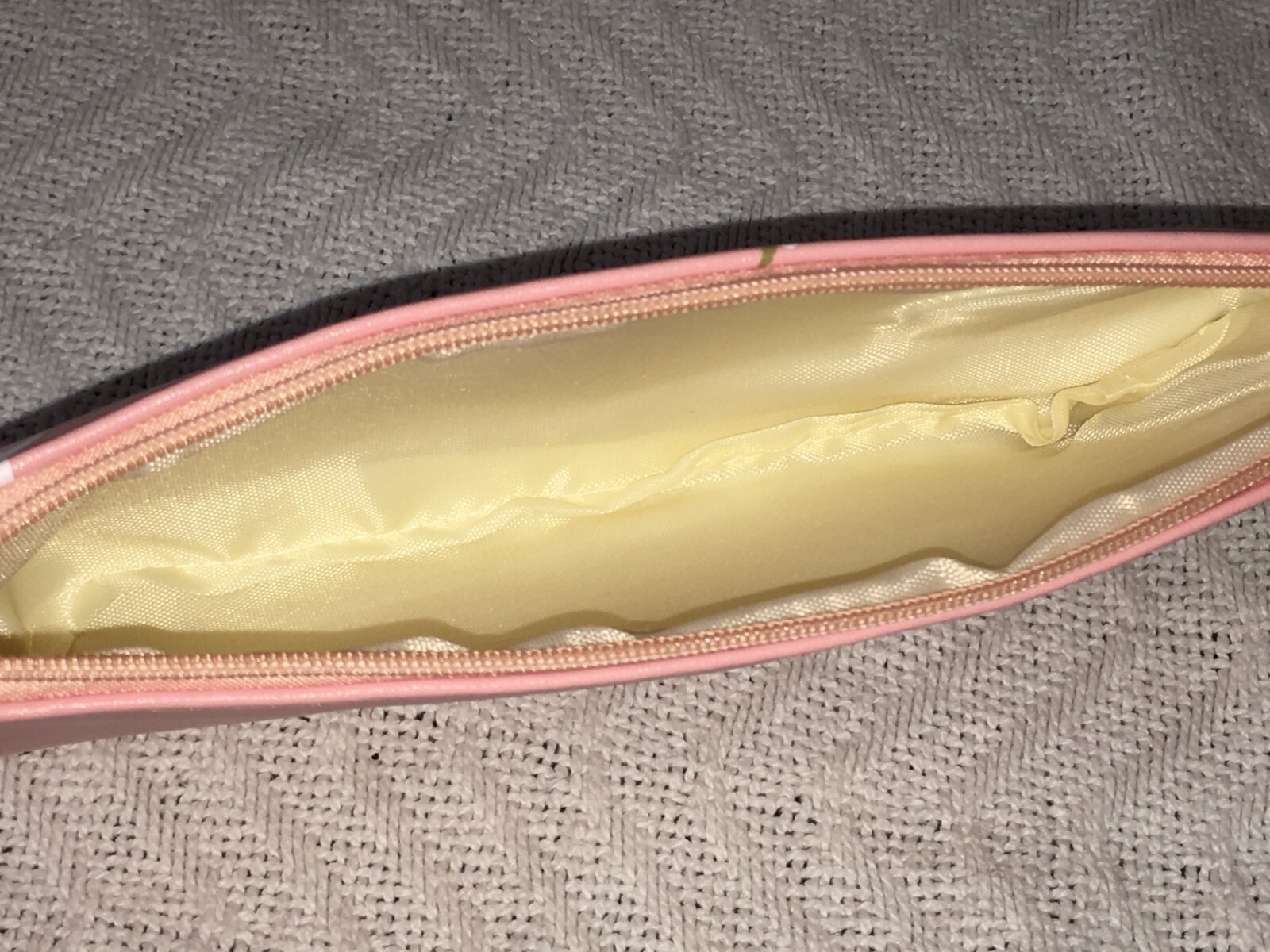 Jax & Olivia Unicorn Girls Pencil Make Up Organizer Zip Close Pouch Bag Pink