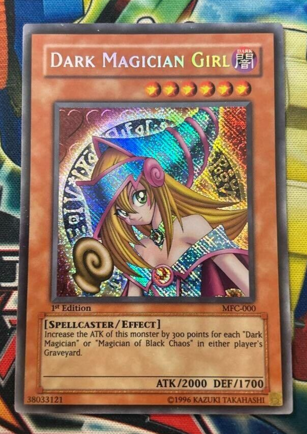Yu-Gi-Oh Old Asian Edition Black Magician Girl 1 Secret (MFC-000